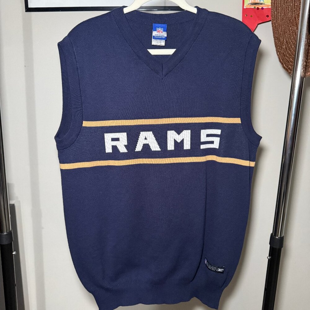 Vintage STL Rams Knitted Vest